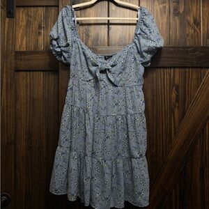 Trixxi Blue Floral Dress